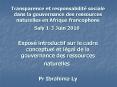 Transparence et responsabilit PowerPoint PPT Presentation