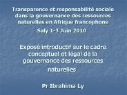 Transparence et responsabilit