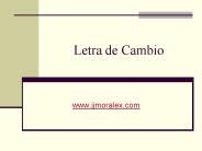Letra de Cambio