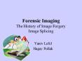 Forensic Imaging The History of Image Forgery Image Splicing PowerPoint PPT Presentation