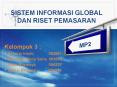SISTEM INFORMASI GLOBAL DAN RISET PEMASARAN PowerPoint PPT Presentation