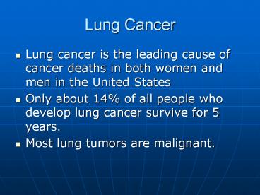 Lung Cancer