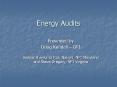 Energy Audits PowerPoint PPT Presentation