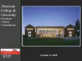 American College PowerPoint PPT Presentation