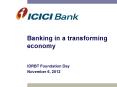 Banking in a transforming economy PowerPoint PPT Presentation