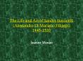 The Life and Art of Sandro Botticelli (Alessandro Di Mariano Filipepi) 1445-1510 PowerPoint PPT Presentation