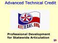 Advanced Technical Credit PowerPoint PPT Presentation