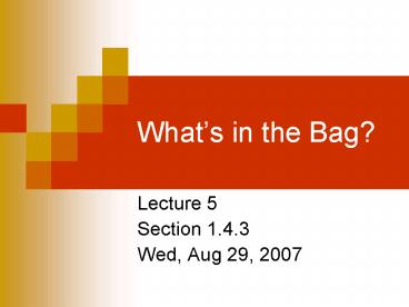 presentation player overlay