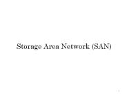 Storage Area Network (SAN)