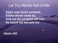 Let Thy Mantle Fall on Me PowerPoint PPT Presentation