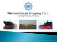 Winland Ocean Shipping Corp. Leading Shipping Company PowerPoint PPT Presentation