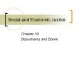Social and Economic Justice PowerPoint PPT Presentation