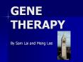 GENE THERAPY PowerPoint PPT Presentation