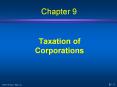 Taxation of Corporations PowerPoint PPT Presentation
