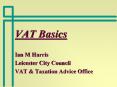 VAT Basics PowerPoint PPT Presentation