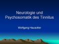 Neurologie und Psychosomatik des Tinnitus PowerPoint PPT Presentation