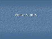 Extinct Animals