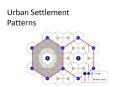 Urban Settlement Patterns PowerPoint PPT Presentation
