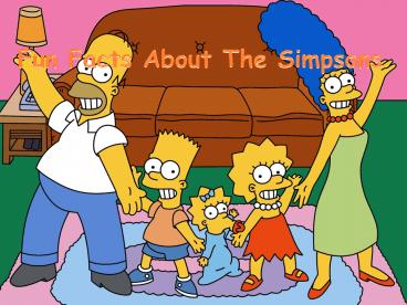 Watch the Successful Animated TV Series Simpsons Online