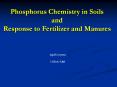 Phosphorus Chemistry in Soils PowerPoint PPT Presentation