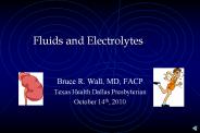 Fluids and Electrolytes