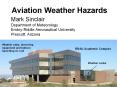Aviation Weather Hazards PowerPoint PPT Presentation
