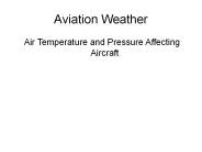 Aviation Weather