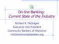 On-line Banking: Current State of the Industry PowerPoint PPT Presentation