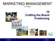 MARKETING MANAGEMENT 12th edition