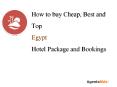 Egypt Hotel Bookings PowerPoint PPT Presentation