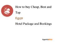 Egypt Hotel Bookings