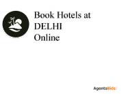 Book Hotels at Delhi