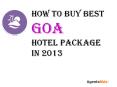 Buy Goa Holiday Packages in 2013