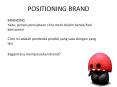 POSITIONING BRAND PowerPoint PPT Presentation