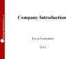 Company Introduction PowerPoint PPT Presentation