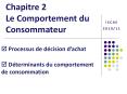 Chapitre 2 Le Comportement du Consommateur PowerPoint PPT Presentation