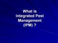 What is Integrated Pest Management (IPM) ? PowerPoint PPT Presentation