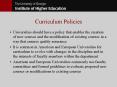 Curriculum Policies PowerPoint PPT Presentation