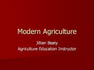 Modern Agriculture