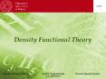 Density Functional Theory PowerPoint PPT Presentation