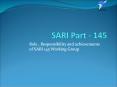 SARI Part - 145 PowerPoint PPT Presentation