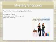 Mystery Shopping