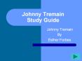 Johnny Tremain Study Guide PowerPoint PPT Presentation