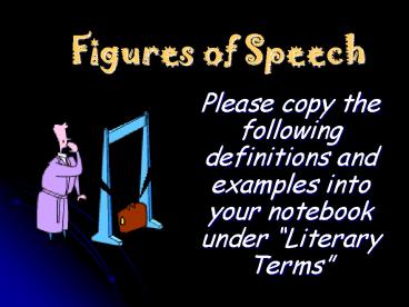 Figures of Speech