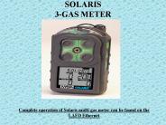 SOLARIS 3-GAS METER