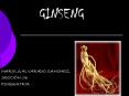 GINSENG PowerPoint PPT Presentation