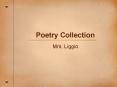 Poetry Collection PowerPoint PPT Presentation