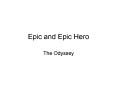 Epic and Epic Hero PowerPoint PPT Presentation