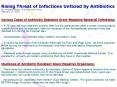 Rising Threat of Infections Unfazed by Antibiotics By: Andrew Pollack, The New York Times February 27, 2010  Various Cases of Antibiotic Resistant Gram-Negative Bacterial Infections: ? A 78 year old man died two months after his hip replacement after a PowerPoint PPT Presentation