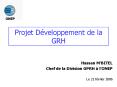 Projet D PowerPoint PPT Presentation